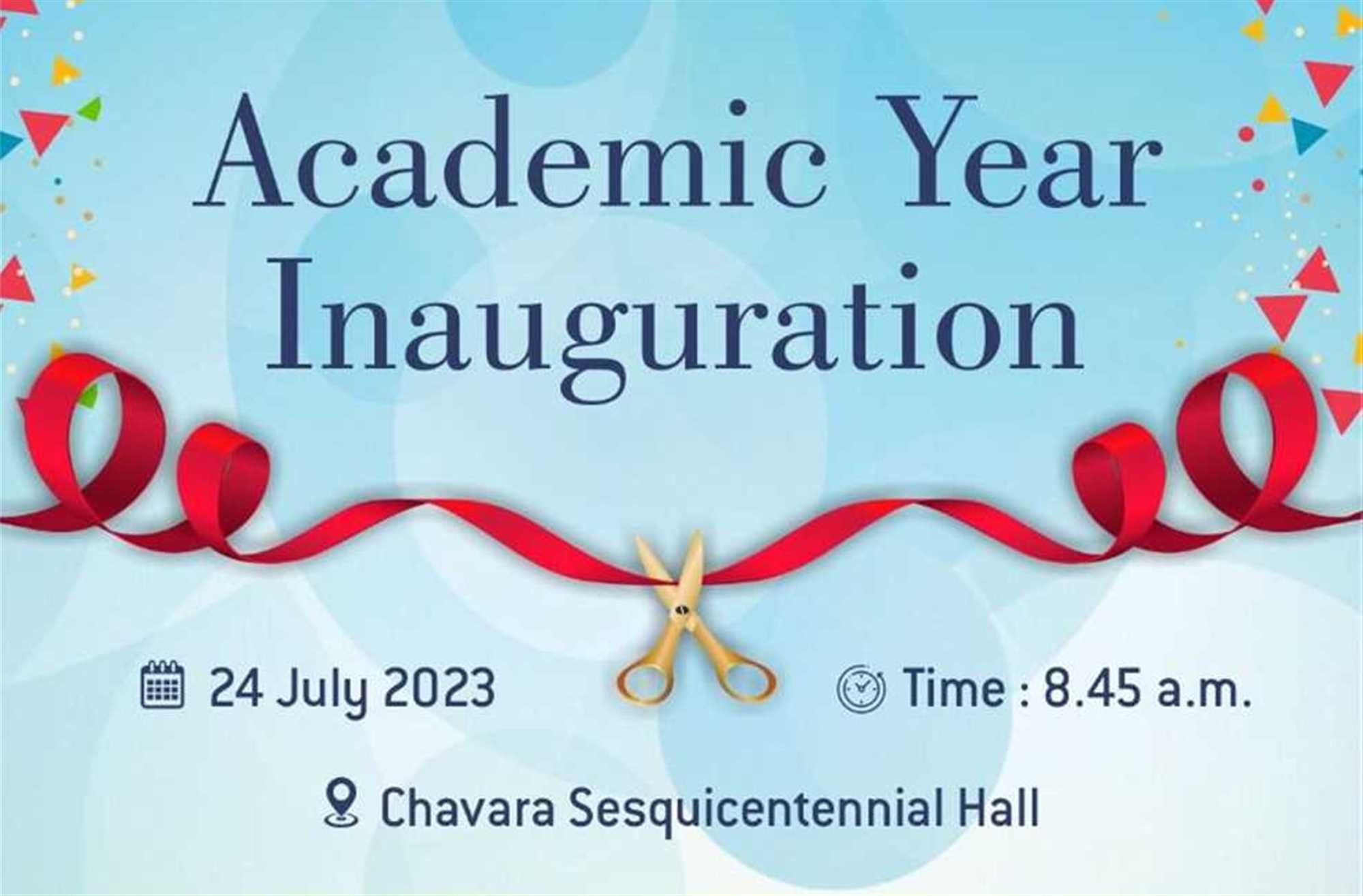 Academic Year Inauguration-2023